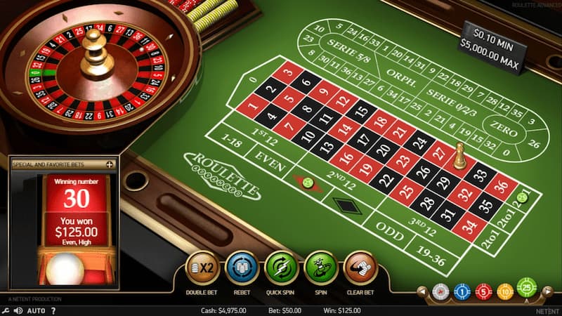 Bí quyết quay Roulette hiệu quả 